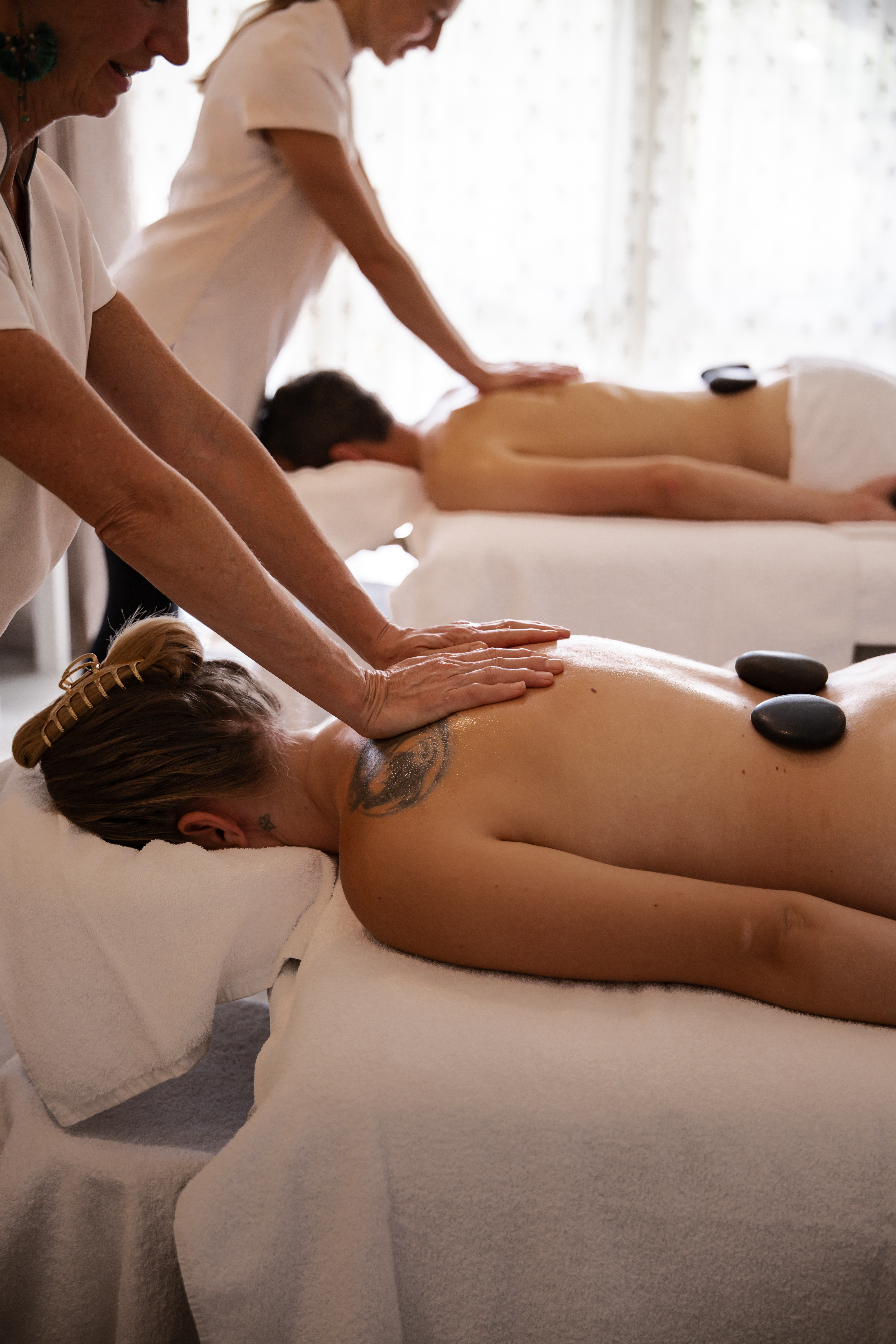 Aromatherapy facial and body treatment using NZ organic products
