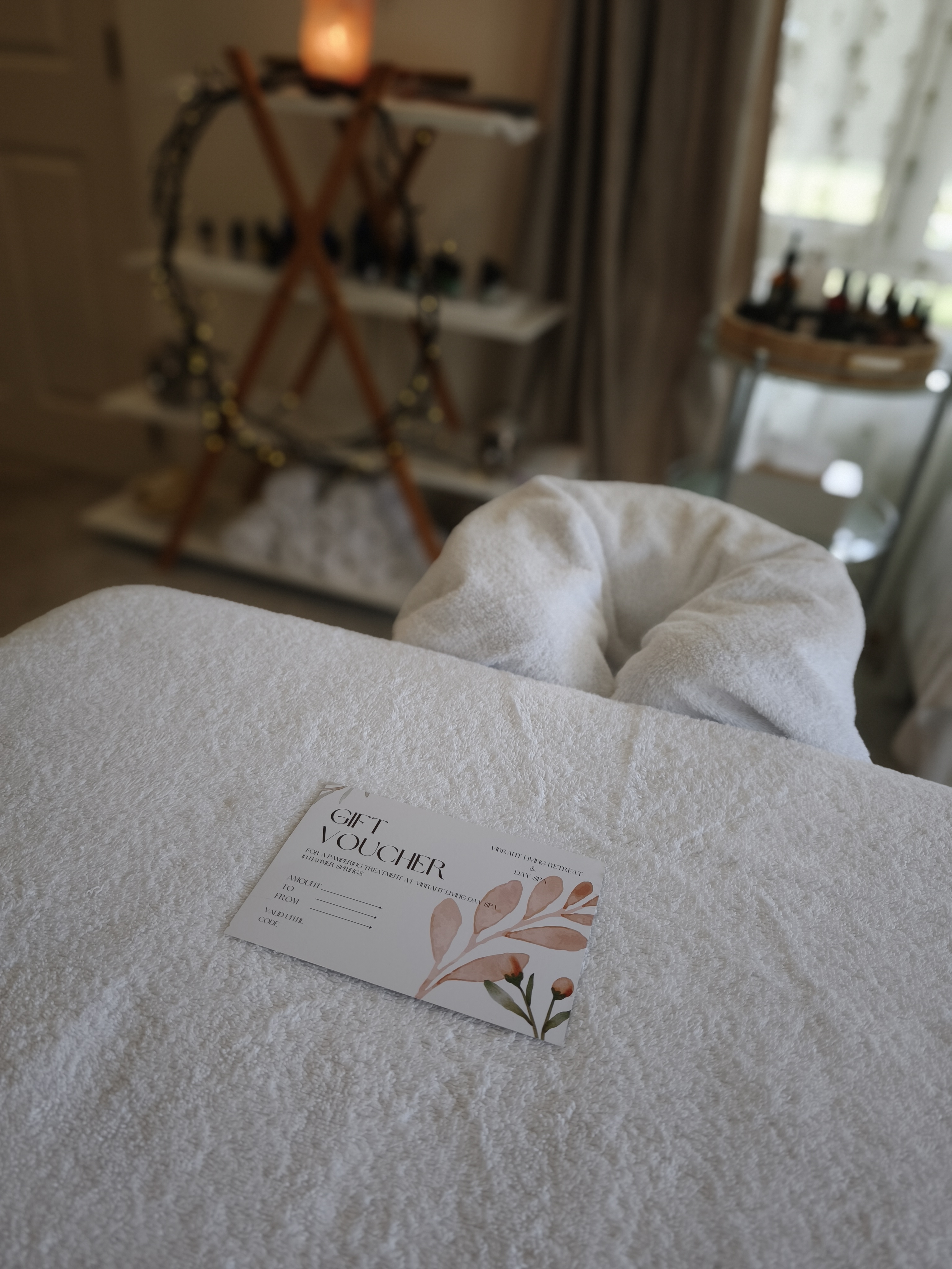 Gift Vouchers at Vibrant Living Day Spa Hanmer Springs